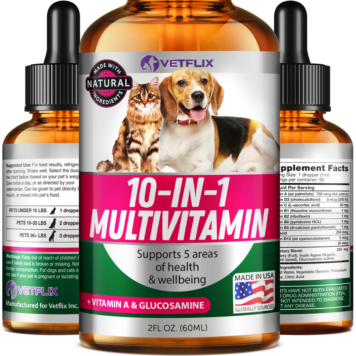 10-in-1 Multivitamin for Cats and Dogs