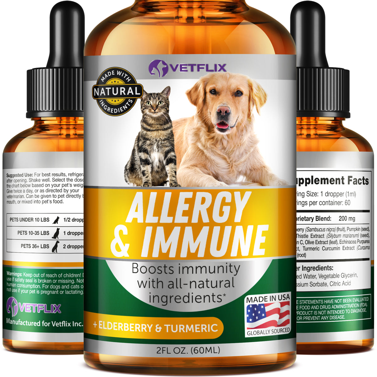 Allergy and Immune Support for Dogs and Cats