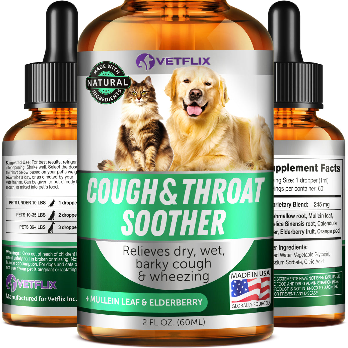 Cough & Throat Soother for Dogs and Cats
